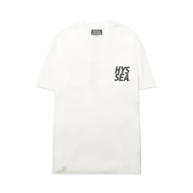 WIND AND SEA x HYSTERIC GLAMOUR Tee "White"