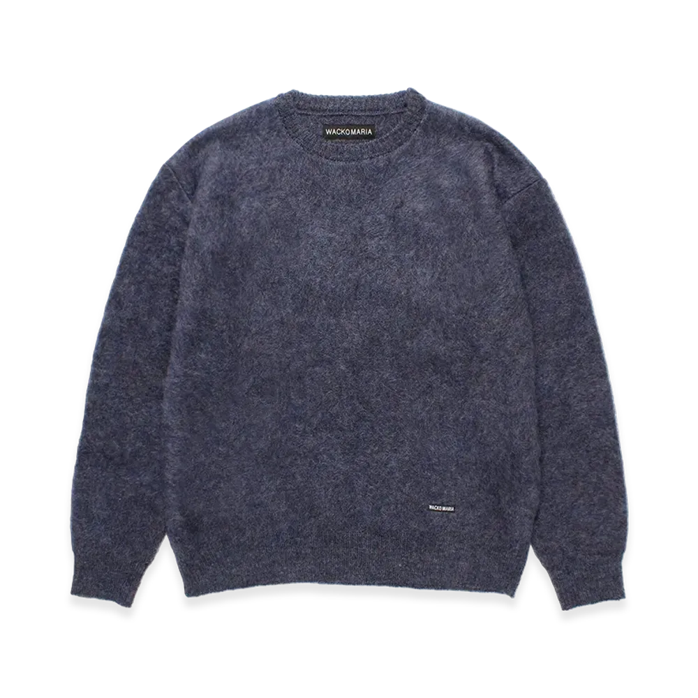 WACKO MARIA Heavy Mohair Knit Sweater "Purple"