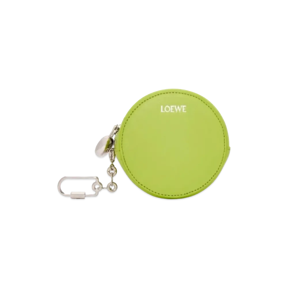 LOEWE Peble Cookie Keychain Shinina Pakaf "Green Leaf"