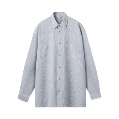 DESCENTE ALLTERRAIN 81 Sucker L/S Shirt "Gray Stripe"