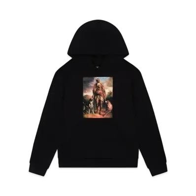 DENIM TEARS Black Lazarus Hoodie "Black"