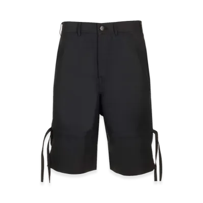 COMME des GARCONS SHIRT Twill Bermuda Shorts "Black"