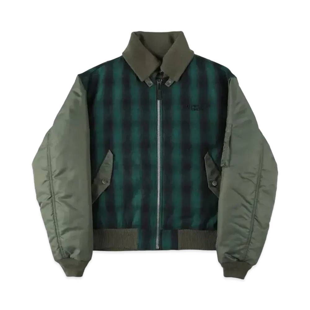 SUPPLIER Checked Ma-1 "Green"