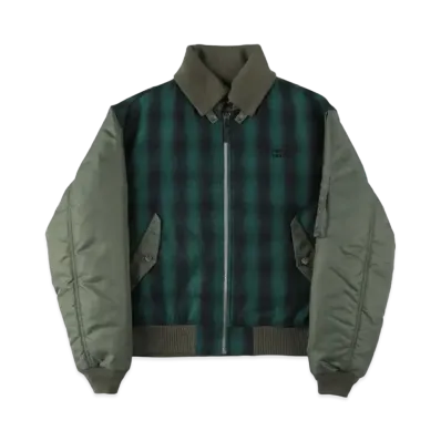 SUPPLIER Checked Ma-1 "Green"