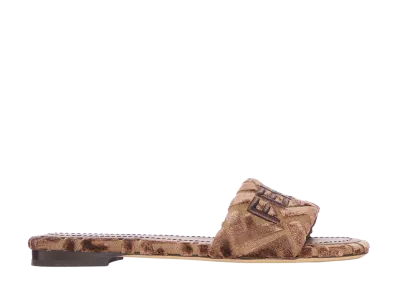 FENDI Women's Sunshine Slides Sandals "Nude and Neutrals"