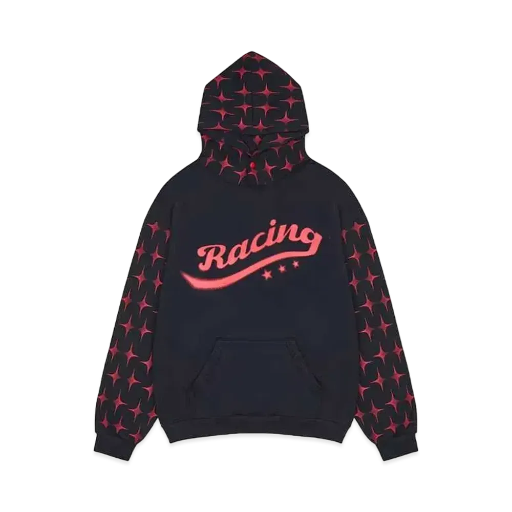 atmos pink x Love Is True Rc Racing Hoodie "Black"