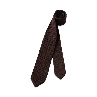 visvim Necktie (Silk) "DK.Brown"