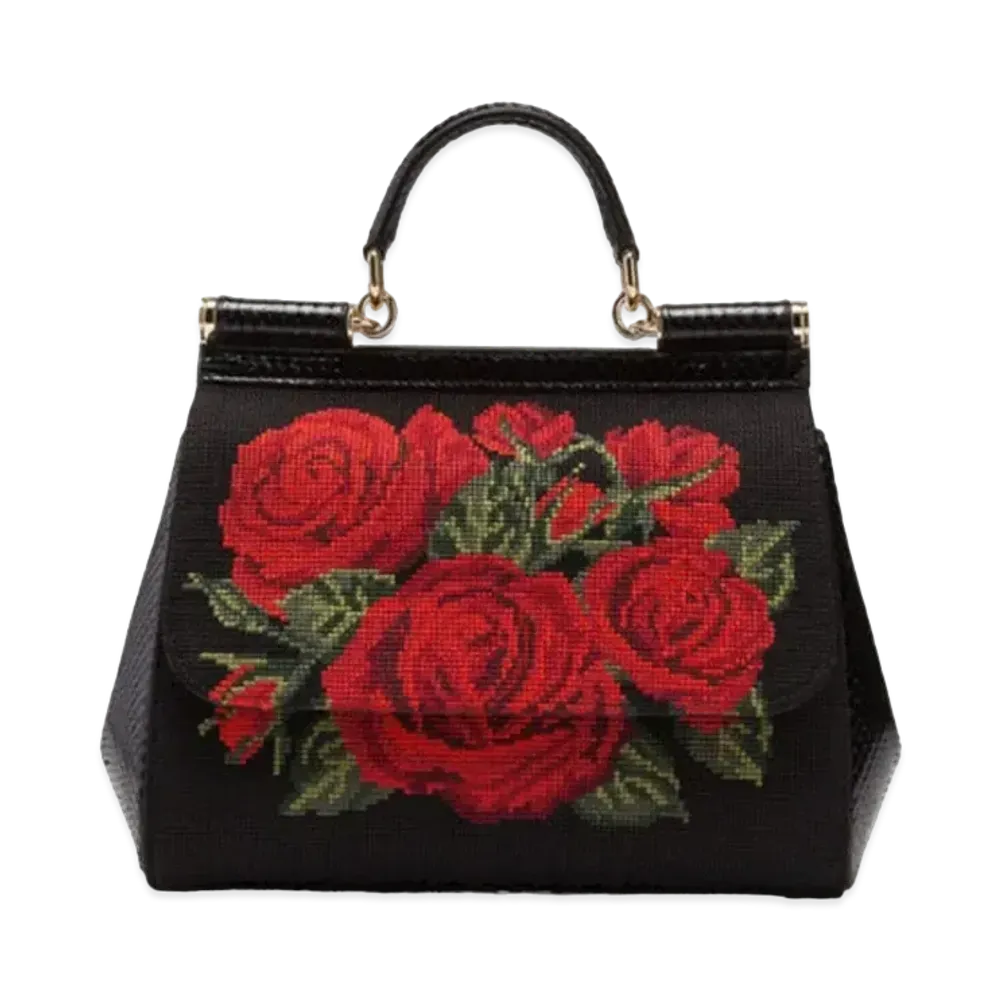 Dolce&Gabbana Sicily Bag Medium Needle Point "Multicolor"