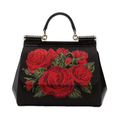 Dolce&Gabbana Sicily Bag Medium Needle Point "Multicolor"