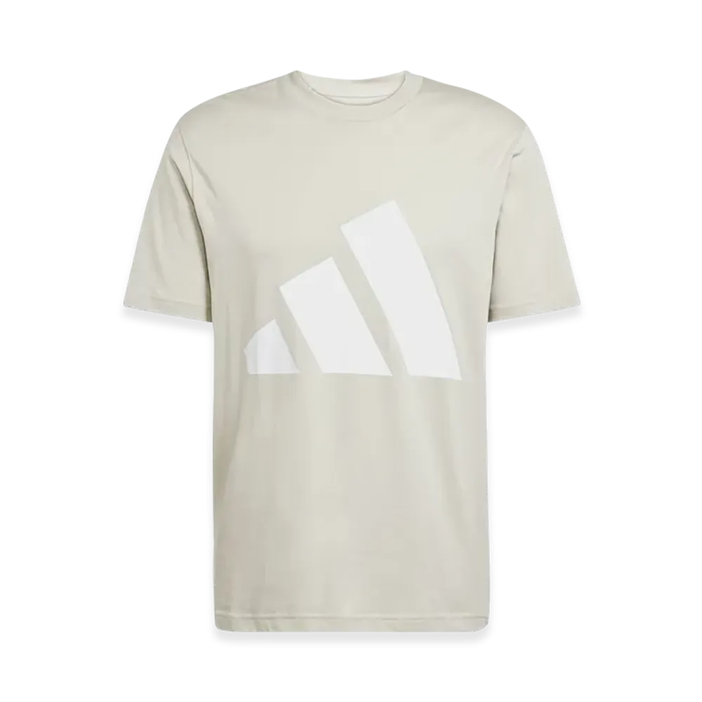 adidas Essentials Big Logo Short-Sleeve T-Shirt "Beige/White"
