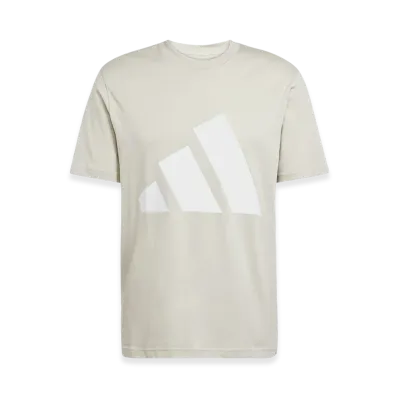 adidas Essentials Big Logo Short-Sleeve T-Shirt "Beige/White"