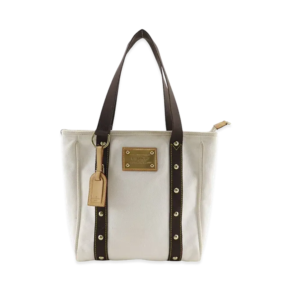 Louis Vuitton Cabas MM Antigua "Ecru/Brown"