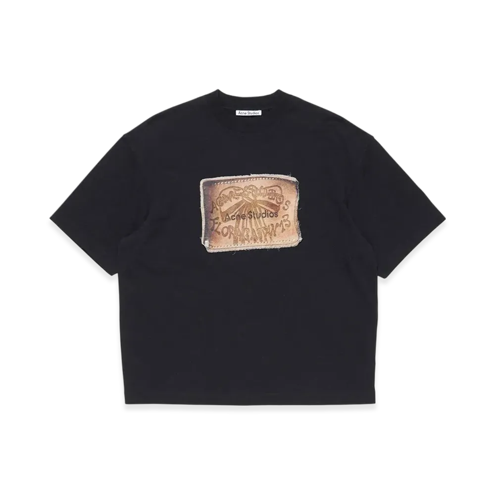 Acne Studios Logo T-Shirt "Faded Black"