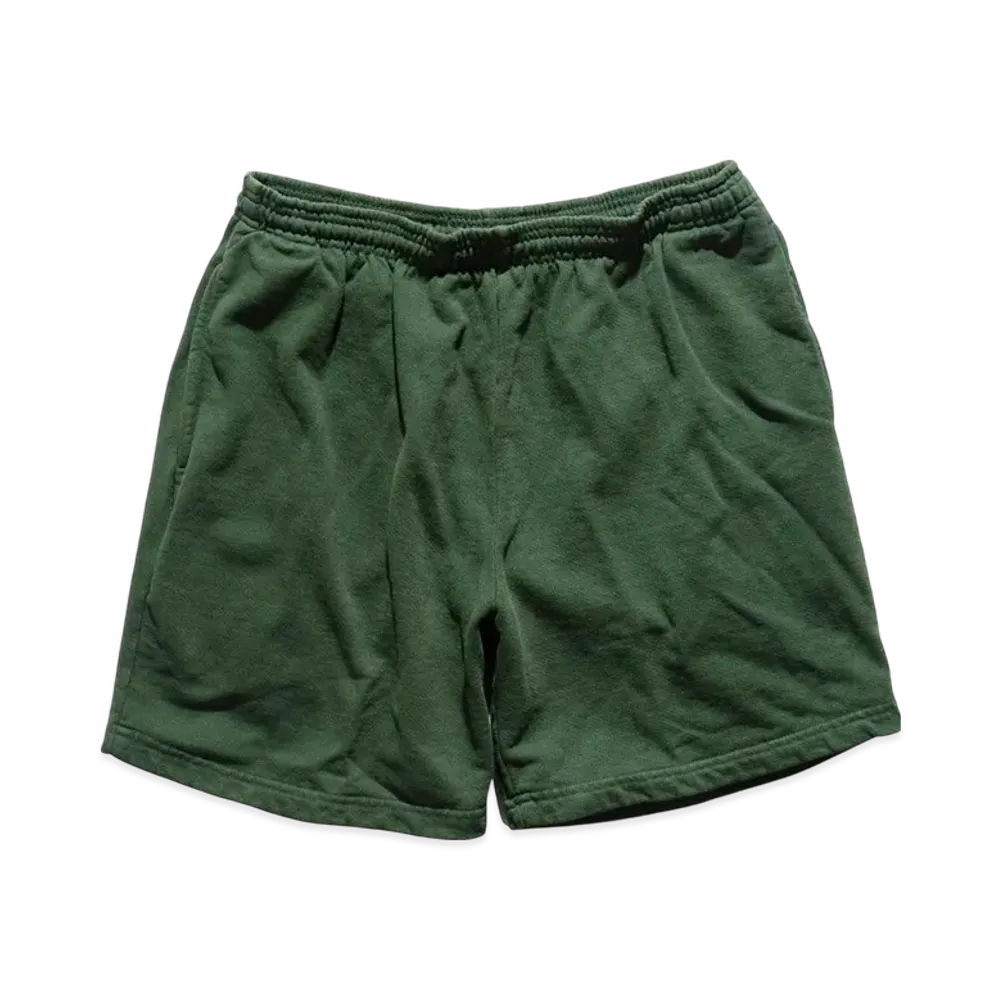 Los Angeles Apparel 14OZ Heavy Fleece Sweat Shorts Garment Dyed "Ivy"