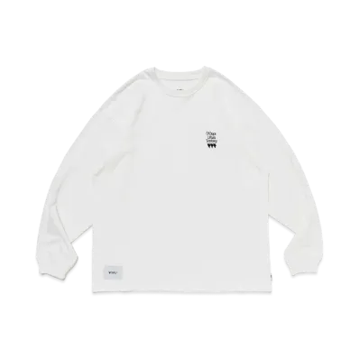 WTAPS OBJ 03 / LS / Cotton. :///: "White"