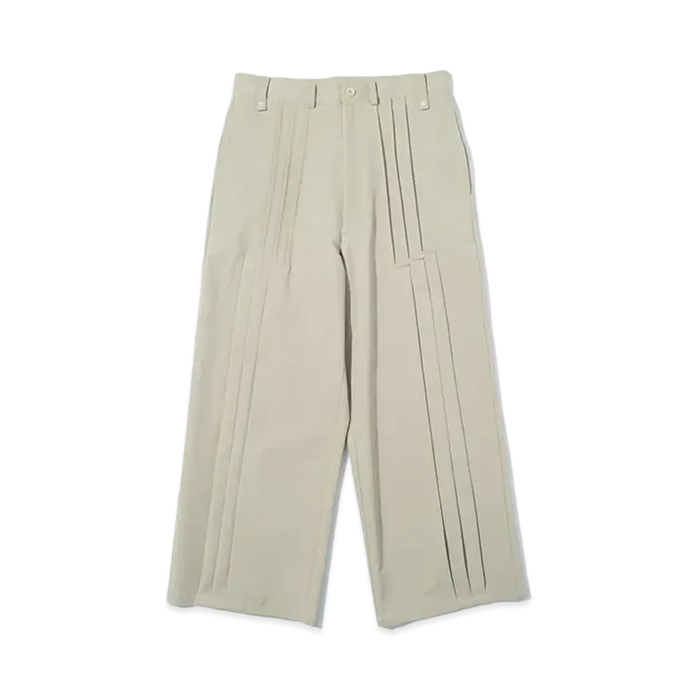 F/CE. Deformation Pleats Wide Trousers "Beige"