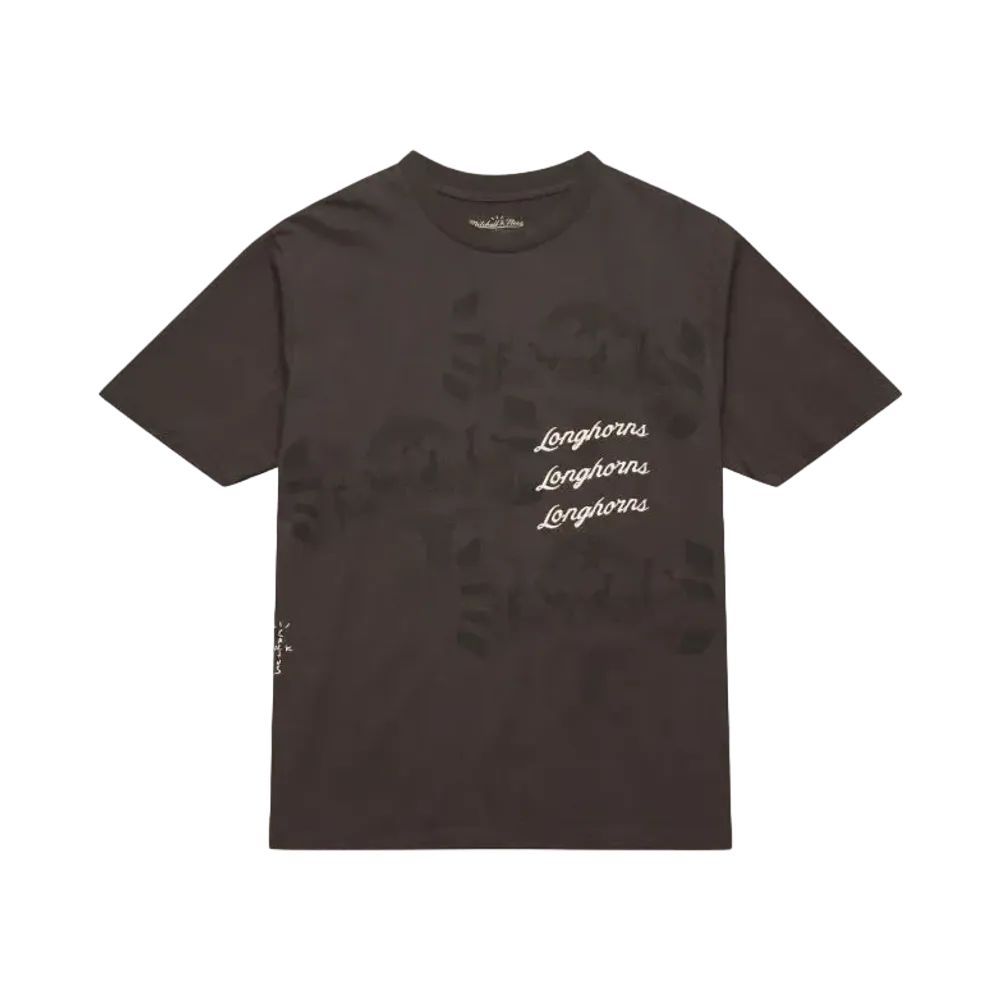 Travis Scott x M&N x University Of Texas Seal Tee "Brown"