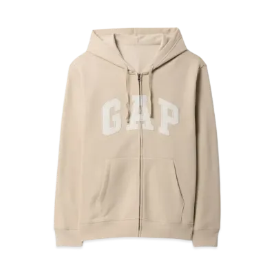GAP Relax Gap Logo Zip Up Parka "Bed Rock"
