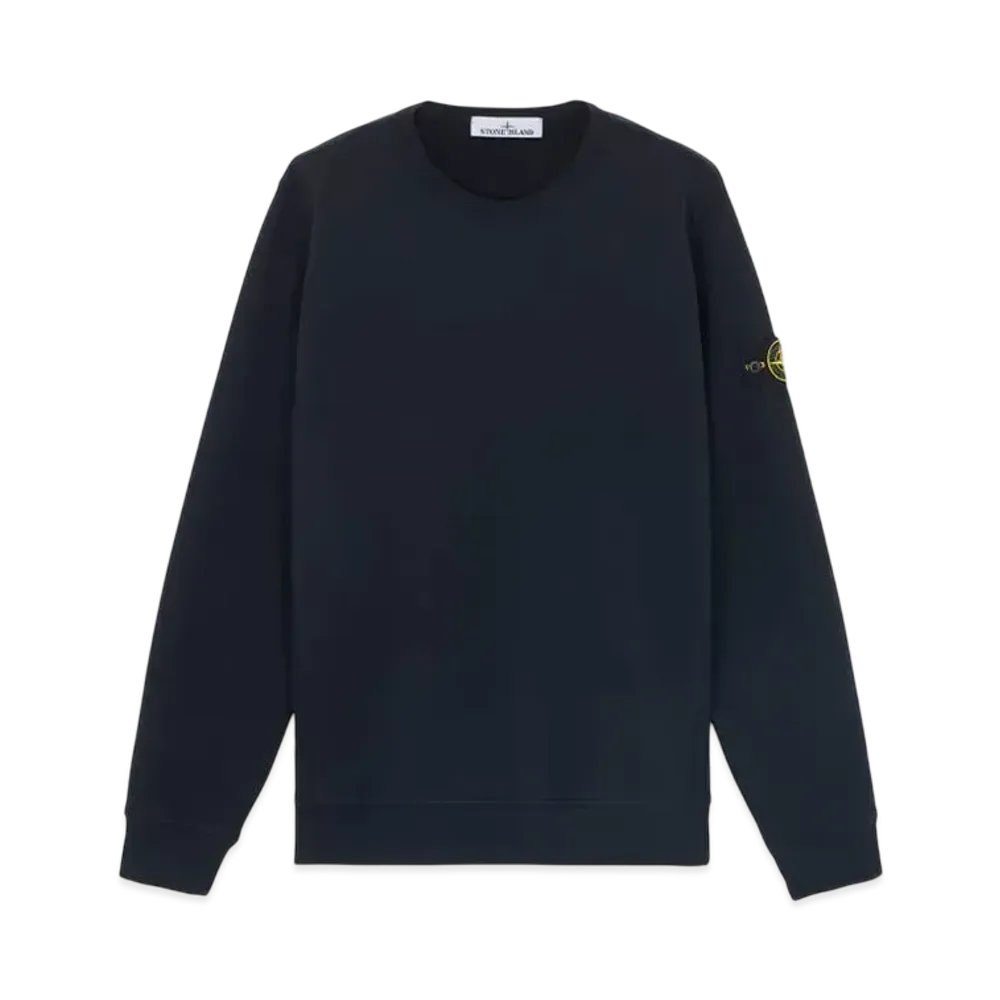 Stone Island 62420 Brushed Organic Cotton Fleece "Navy Blue"