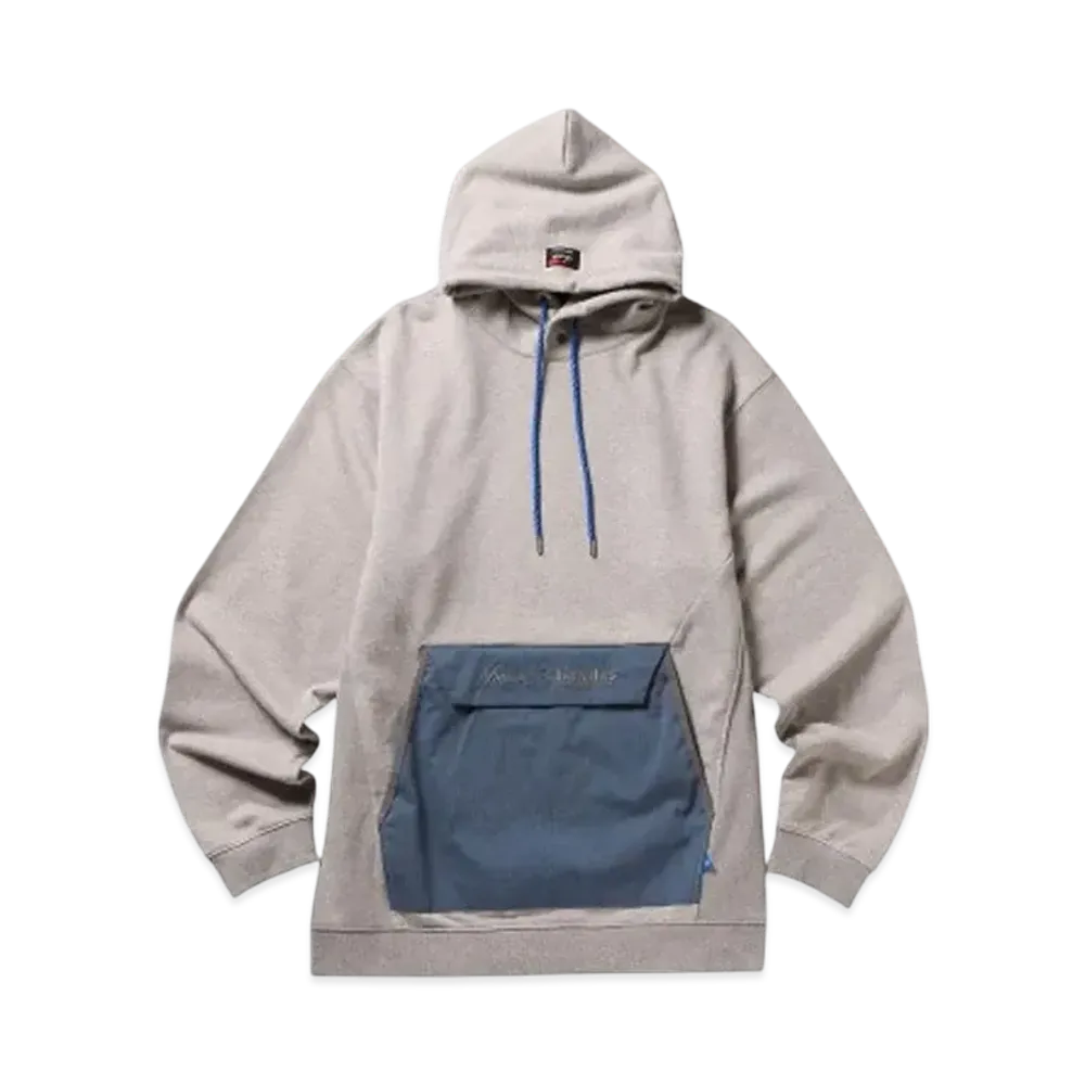 NANGA x Liberaiders ECO HYBRID HOODIE "LIGHT GRAY"