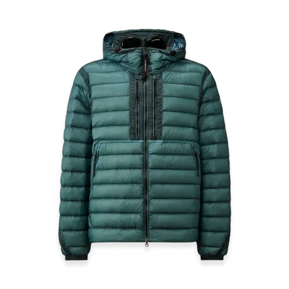 C.P. Company D.D. Shell Goggle Down Jacket "Aegean Blue"
