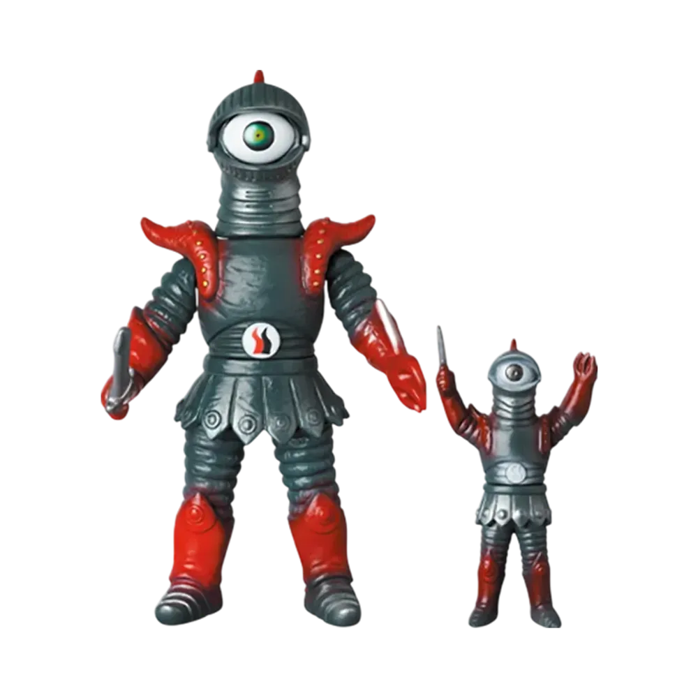 MEDICOM TOY "Toei Retro Sofvi Collection" -Kikaider 01- Shadow Knight (New Color) + Mini Soft Vinyl