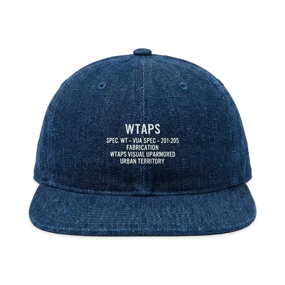 WTAPS T-6H02 CAP / COTTON. OXFORD "Indigo"