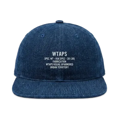 WTAPS T-6H02 CAP / COTTON. OXFORD "Indigo"