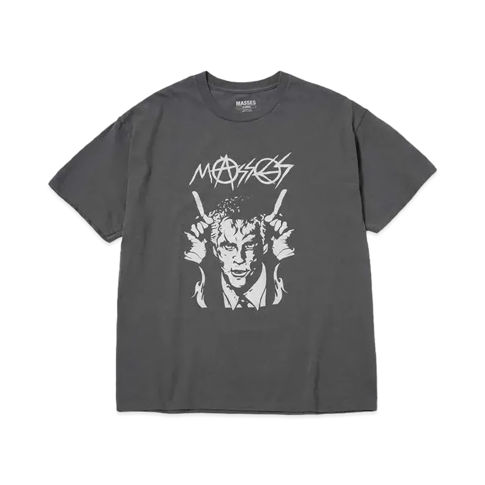 MASSES T-SHIRT SATAN "CHARCOAL"
