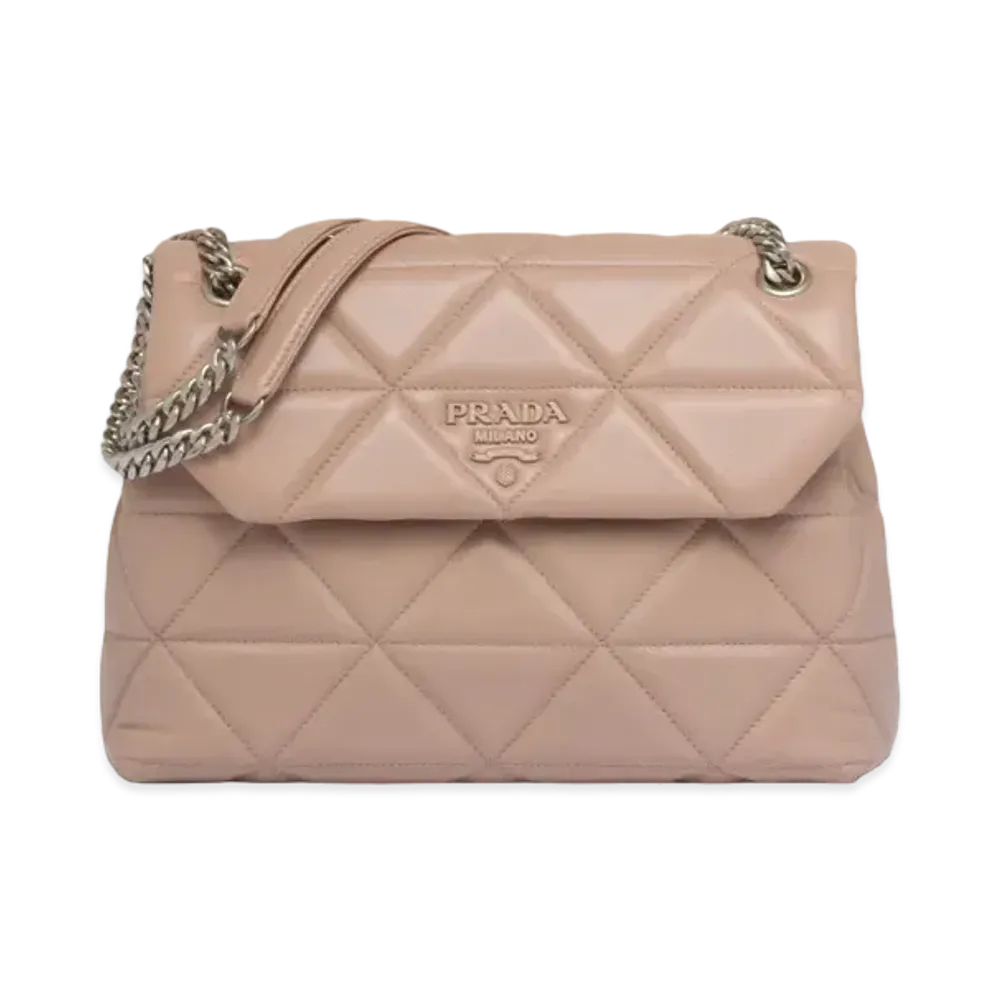 PRADA Large Prada Spectrum Nappa Leather Bag "Powder"