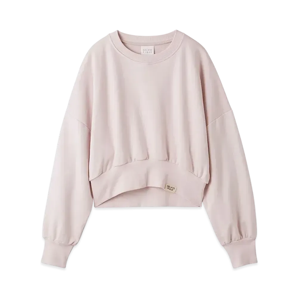GELATO PIQUE Fleece Pullover "Pink"