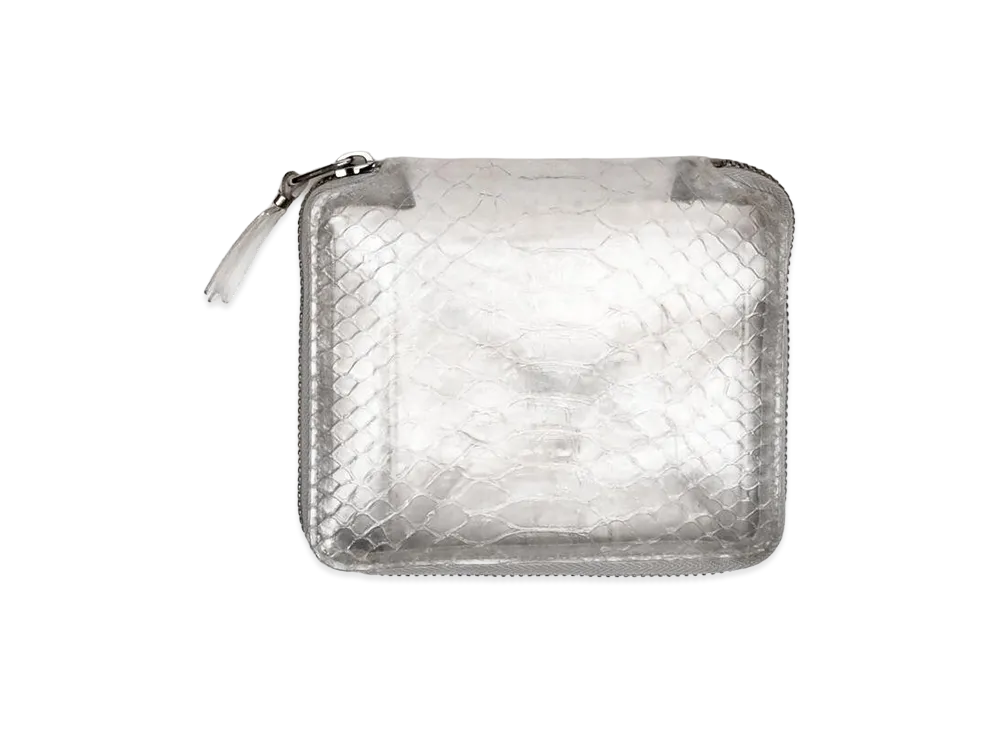 COMME des GARCONS Two-Fold Zip Wallet "White"