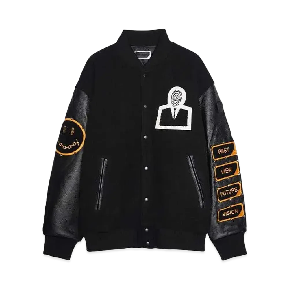 PHINGERIN AGENT.P STADIUM JACKET "BLACK"