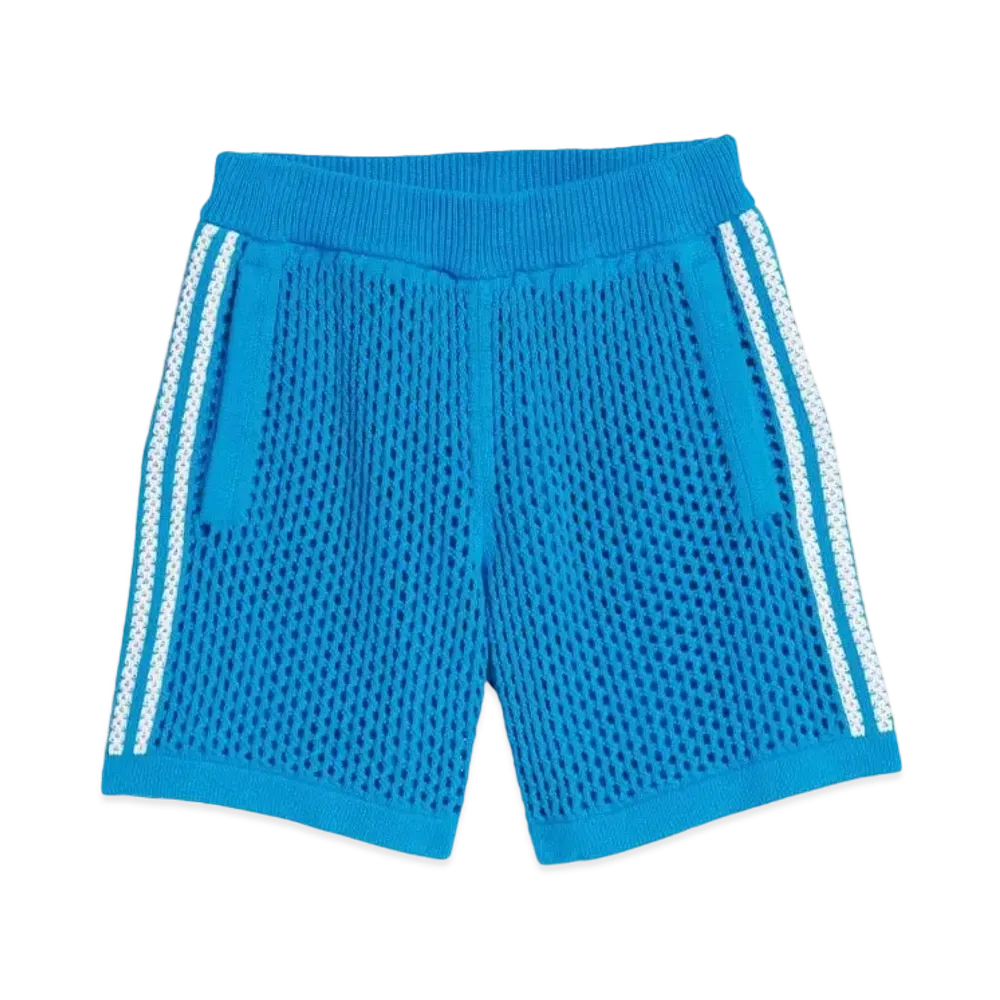 adidas x CLOT Crochet Shorts "Bright Blue"
