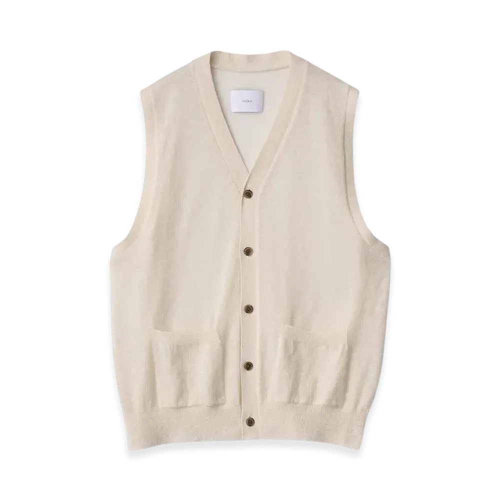ssstein W/AL/NY Knit Vest "Ivory"