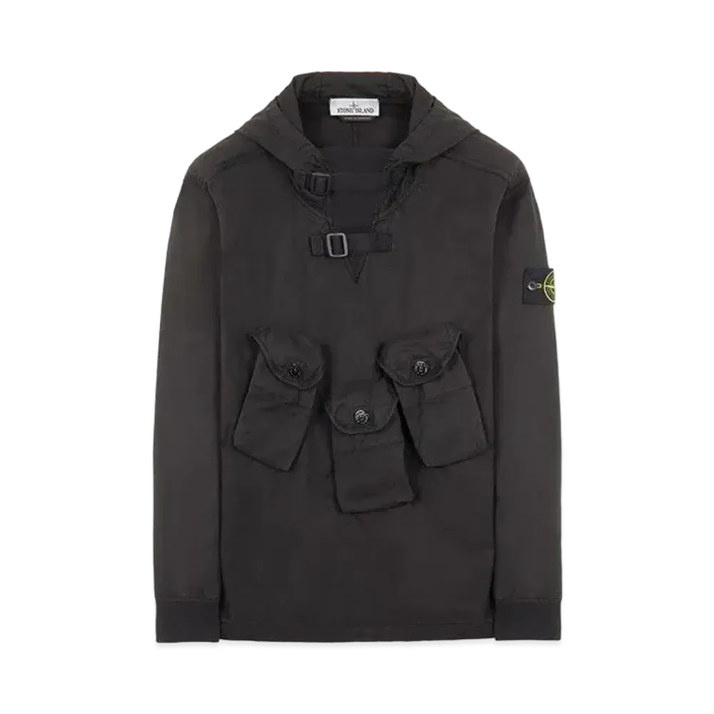 Stone Island 10110 STRETCH COTTON GABARDINE "Black"