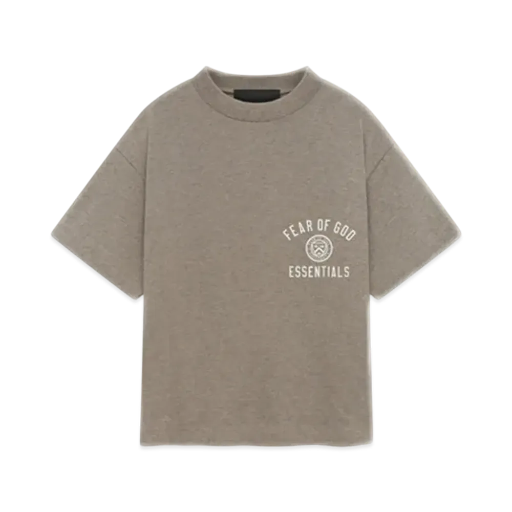 FEAR OF GOD Essentials Women's Tri-Blend Crewneck Tee "Heather Gray"