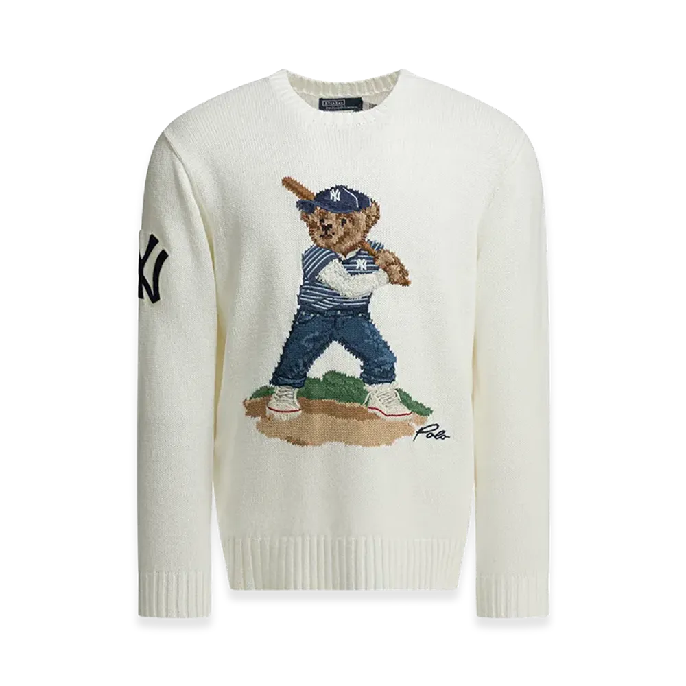 Polo Ralph Lauren Knitted Crew Neck Sweater "White"