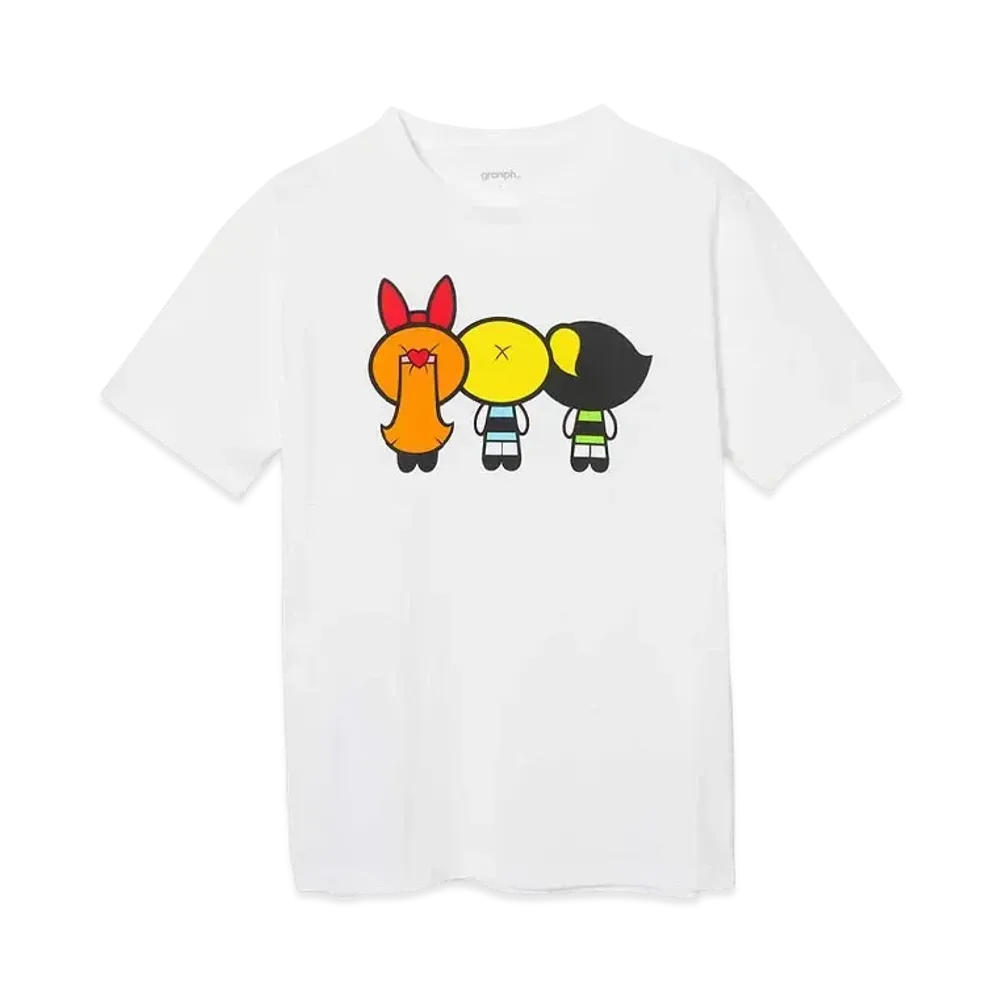 graniph x The Powerpuff Girls Buckshot T-Shirt "White"