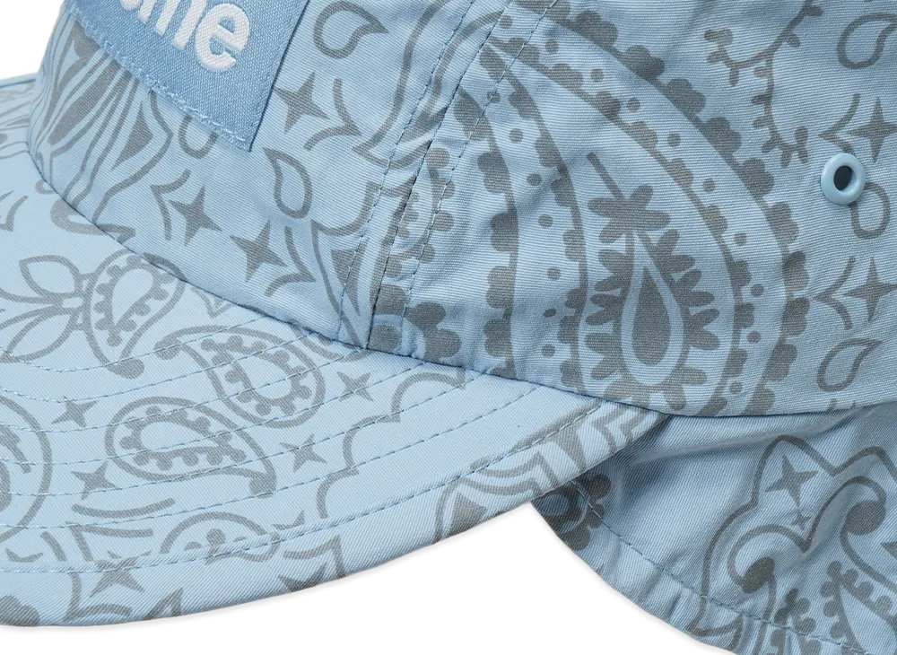 Supreme Reflective Bandana Sunshield Camp Cap 