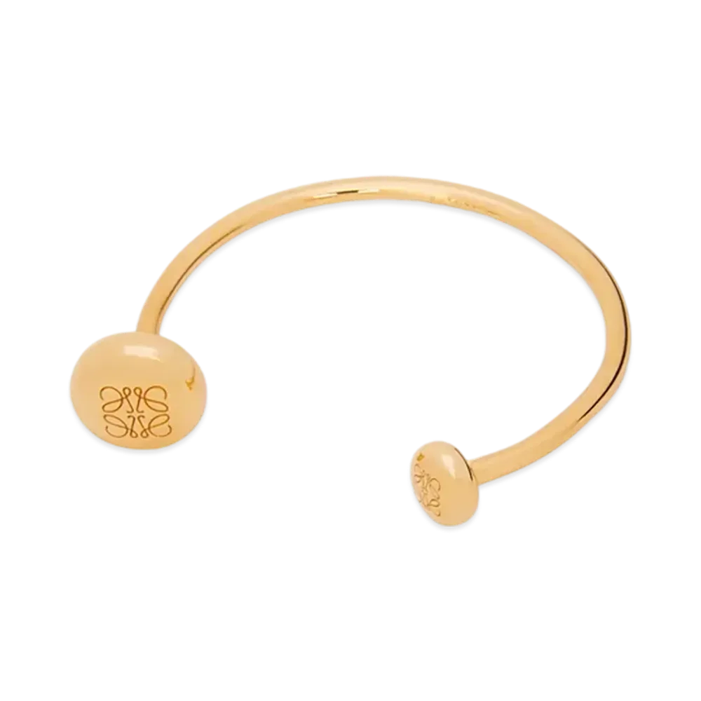 LOEWE Anagram Pebble Cuff "Gold"
