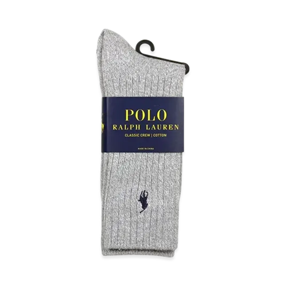 Polo Ralph Lauren Cotton Rib Single Sock "Grey"