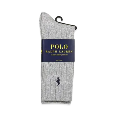 Polo Ralph Lauren Cotton Rib Single Sock "Grey"