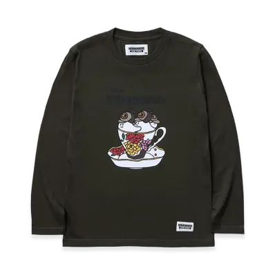 NEIGHBORHOOD Kids OT . Tee LS-4 "Olive Drab"