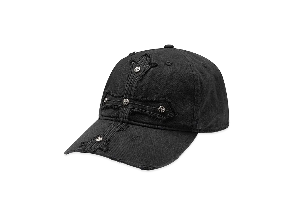 SUPPLIER Cross Patch 6 Panel Cap "Black"
