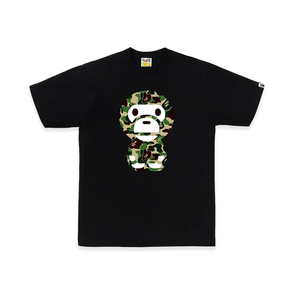 A BATHING APE ABC Camo Big Baby Milo Tee "Black/Green"