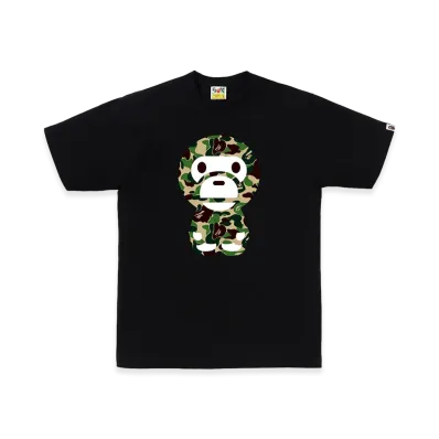 A BATHING APE ABC Camo Big Baby Milo Tee "Black/Green"