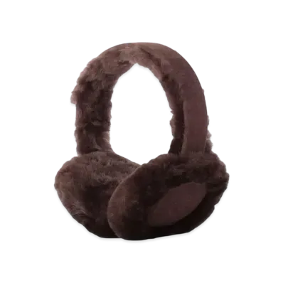 UGG Sheepskin Earmuffs "DK.Brown"