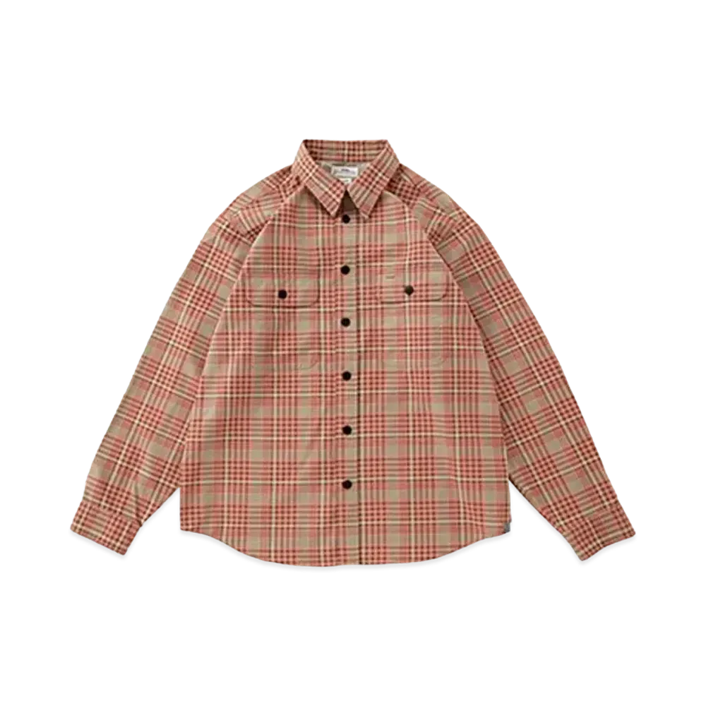 VISVIM HANDYMAN L/S PT.CHECK (GIZA) "Pink"