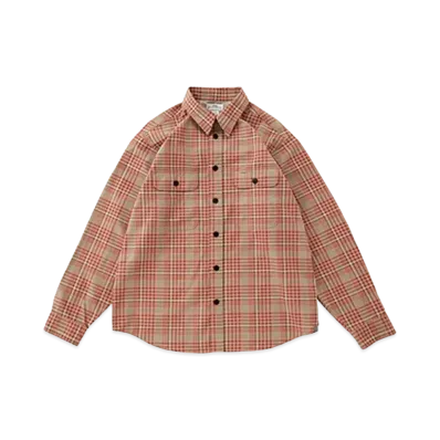 VISVIM HANDYMAN L/S PT.CHECK (GIZA) "Pink"